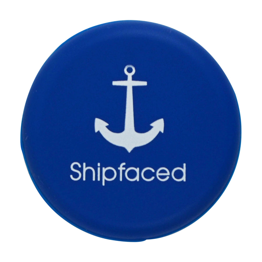 SHIPFACED NAVY WINE CAP