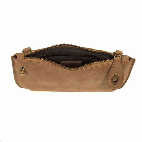 Chestnut Lux Crossbody Wristlet