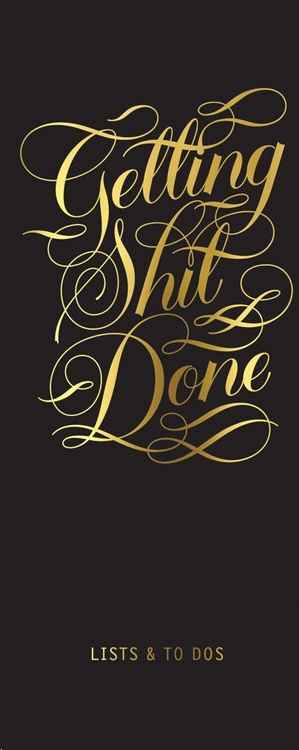GETTING SH*T DONE LIST LEDGER