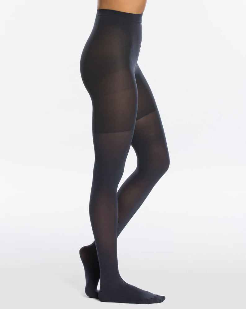 SPANX BLACK TIGHT END TIGHTS