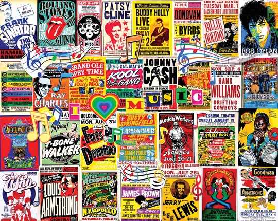 I Love Music 1000 Piece Puzzle