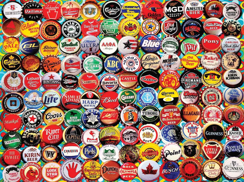 BEER BOTTLE CAP PUZZLE