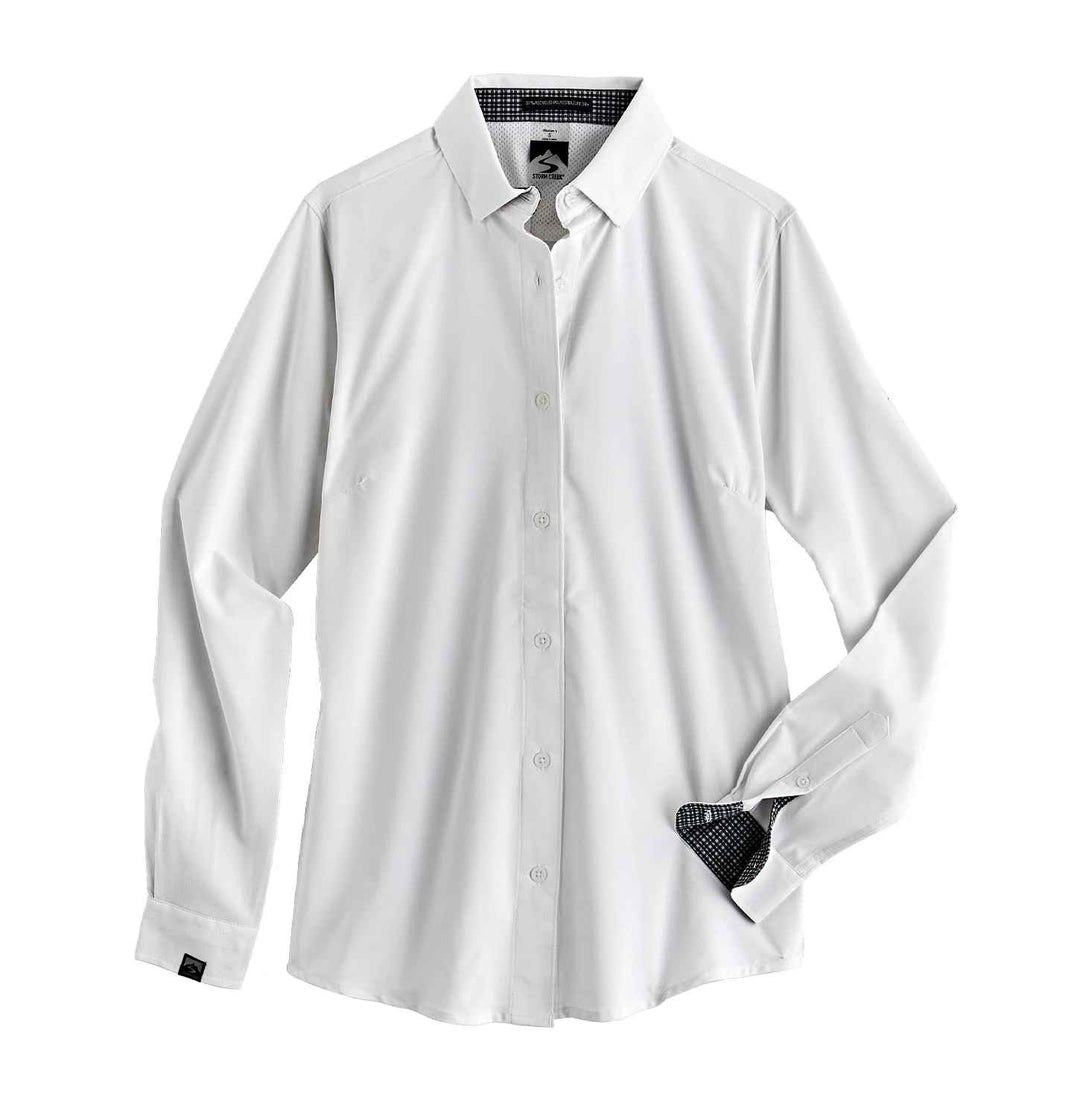 White Influencer 4 Way Stretch Shirt