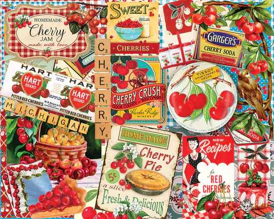 CHERRIES 1000 PIECE PUZZLE