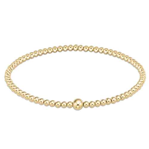 CLASSIC GOLD 3MM BEAD BANGLE