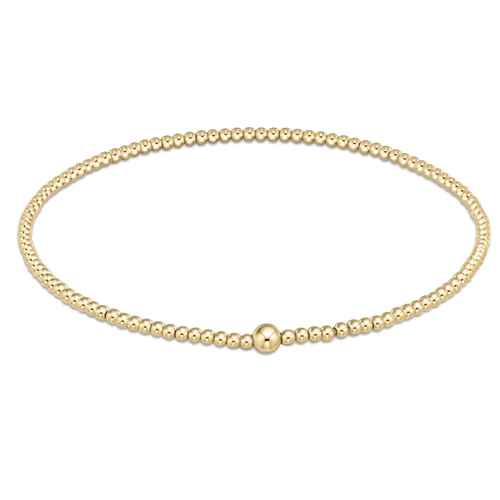 CLASSIC GOLD 2MM BEAD BANGLE