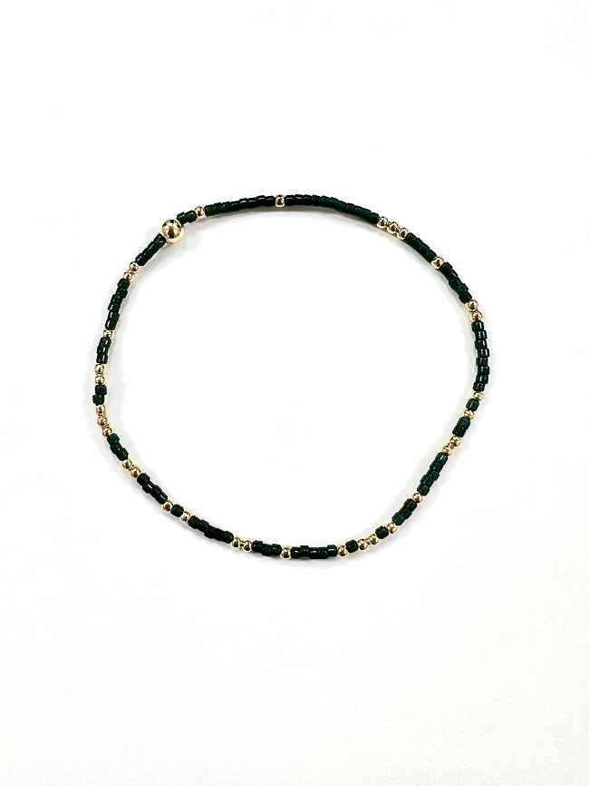 Dark Green Game Day Hope Unwritten Bracelet