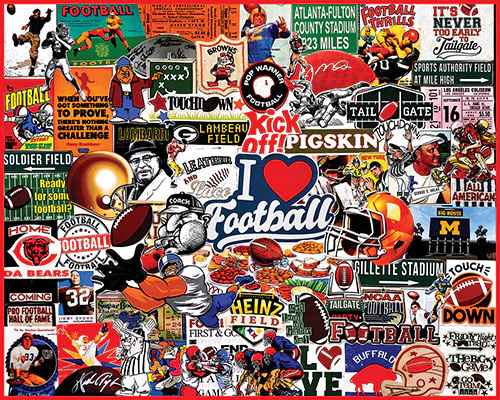 I Love Football 1000 Piece Puzzle