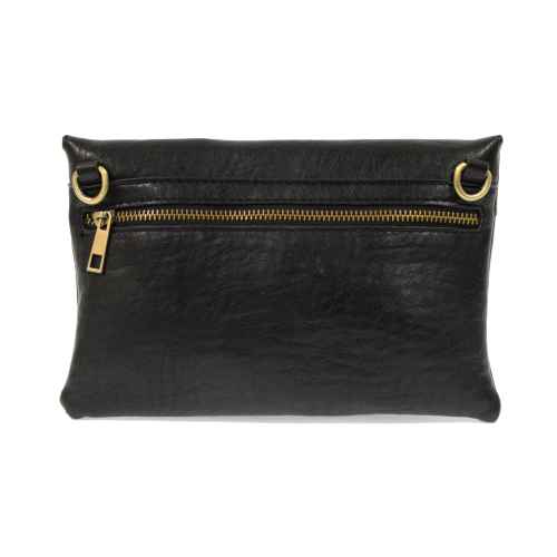 Black Kiara Foldover Convertible Crossbody