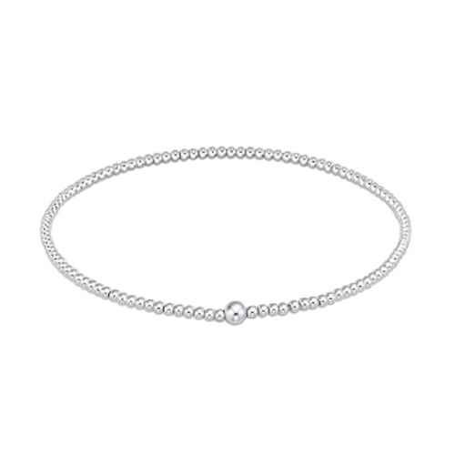Classic Sterling 2mm Bead Bangle