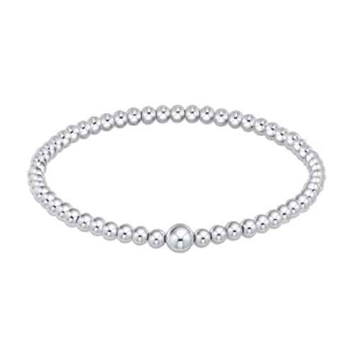 Classic Sterling 4mm Bead Bangle Bracelet