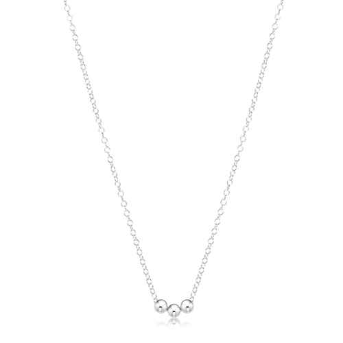 STERLING 16" JOY NECKLACE