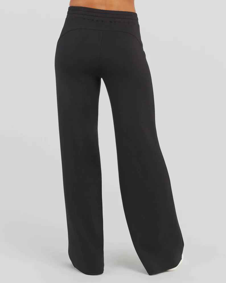 SPANX Air Essentials Black Wide Leg Pant