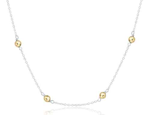 17" Mixed Metal 4mm Simplicity Chain