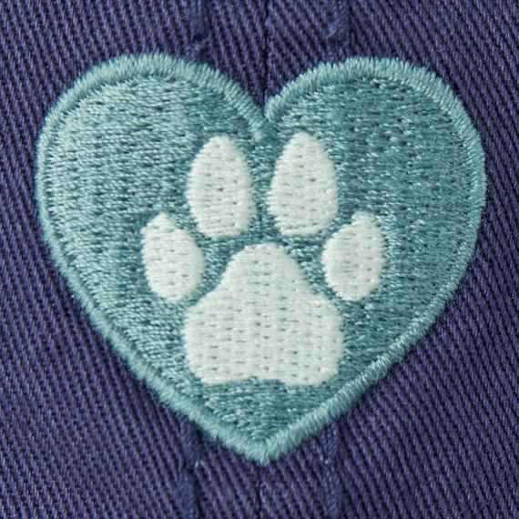 Animal Heart Paw Sunwashed Chill Hat