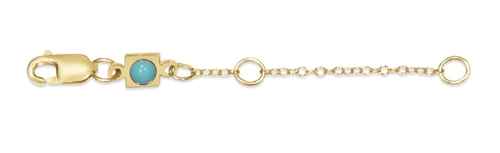 2" GOLD NECKLACE EXTENDER