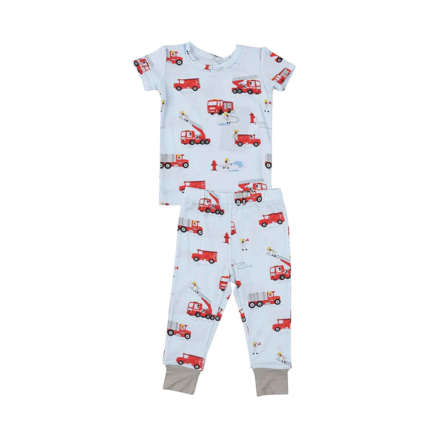 Firetruck Dalmations Bamboo Loungewear Set