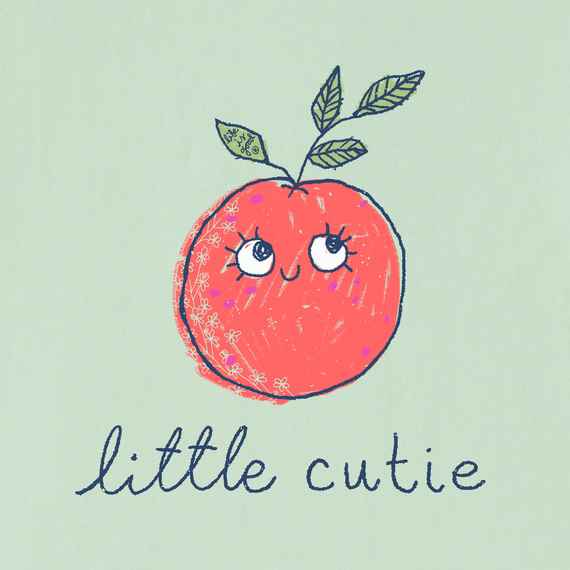 Little Cutie Short Sleeve Crusher Onesie