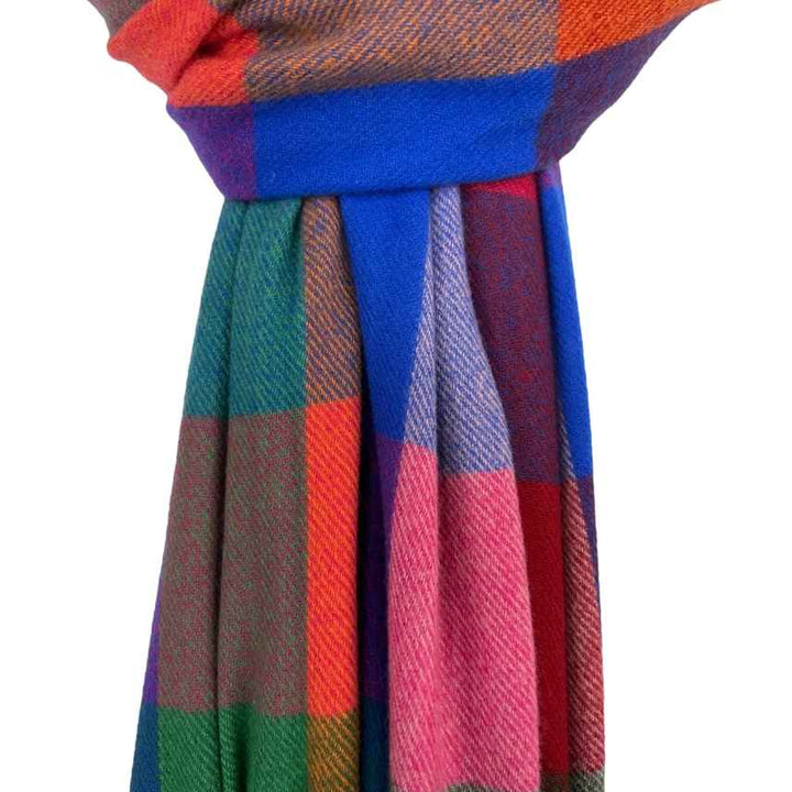 Festive Multi Mini Check Scarf