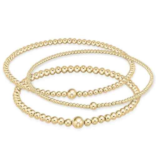 CLASSIC BEADED BANGLE SET