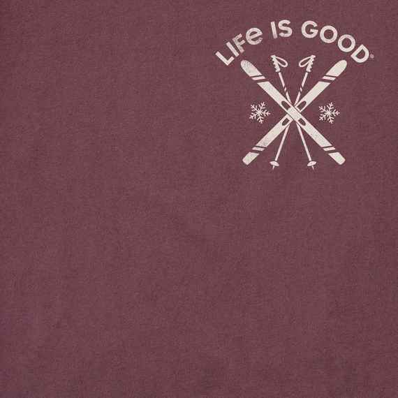 Let It Snow Ski L/S Crusher Tee