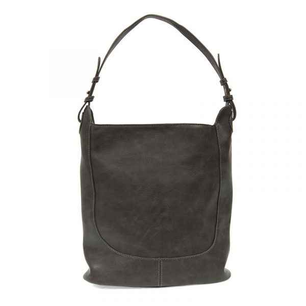 Charcoal Adele Large Bucket Bag