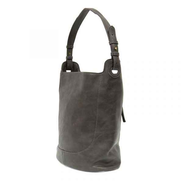 Charcoal Adele Large Bucket Bag