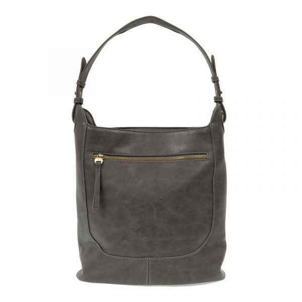 Charcoal Adele Large Bucket Bag