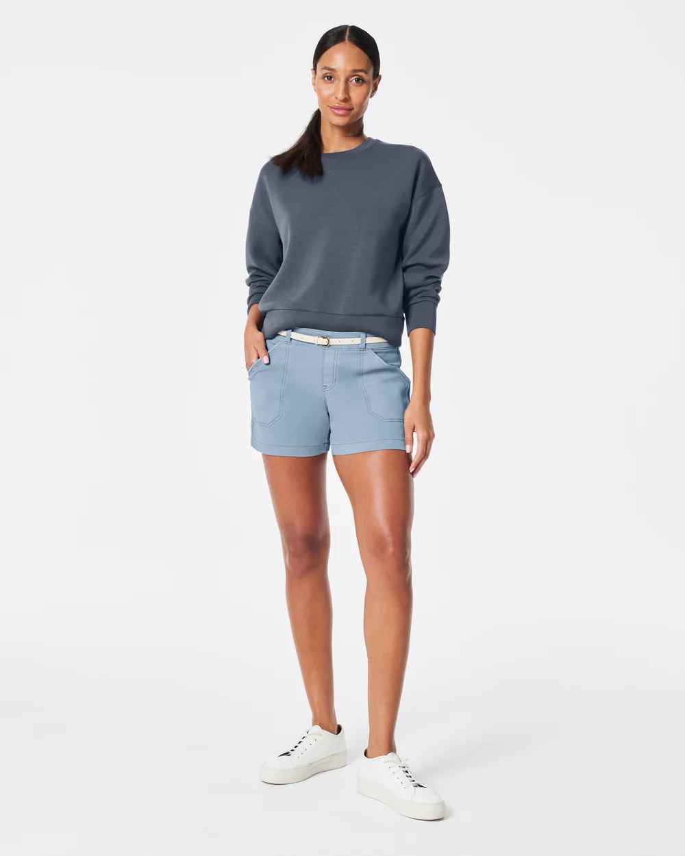 Mountain Blue 6" Stretch Twill Shorts