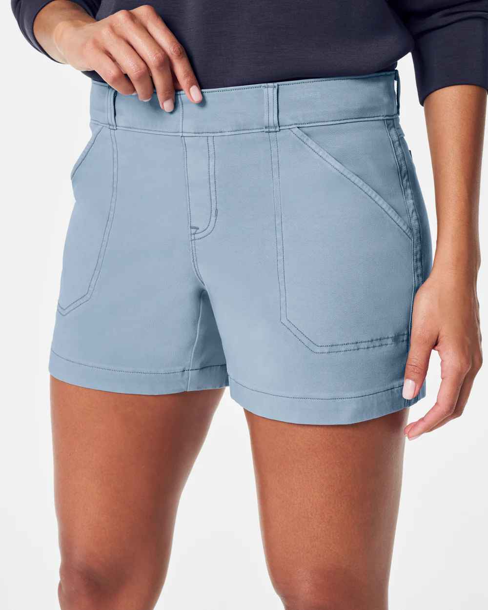 Mountain Blue 6" Stretch Twill Shorts