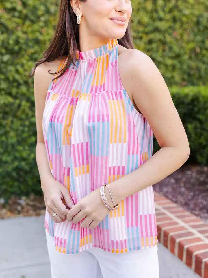 PRESLEY BOARDWALK HALTER TOP