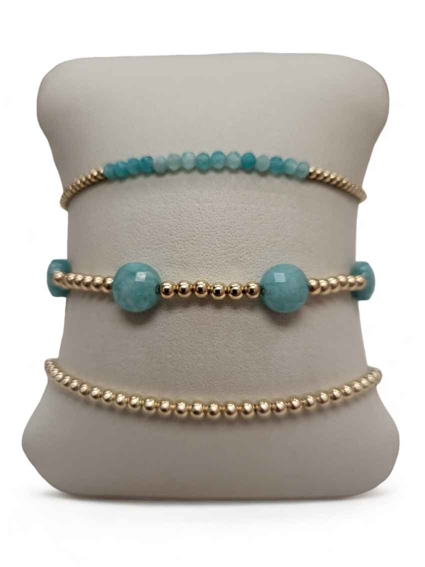 AMAZONITE GEMSTONE STACK