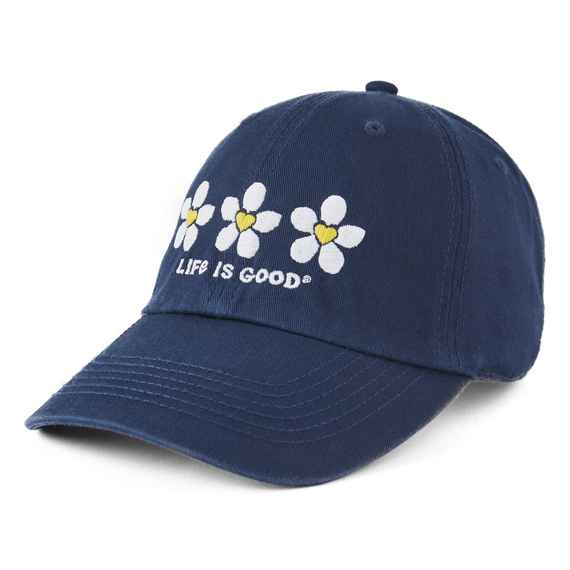 Daisy Three Heart Flowers Chill Cap