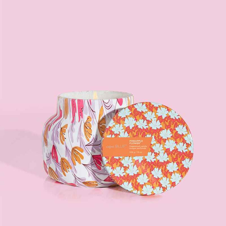 Pineapple Flower 19oz Pattern Play Signature Jar Candle