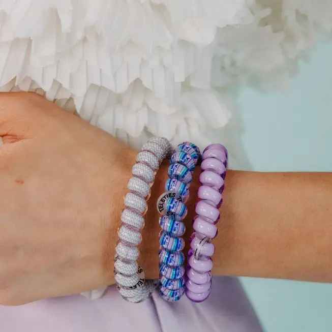 ORCHID OASIS LARGE HAIR TIES
