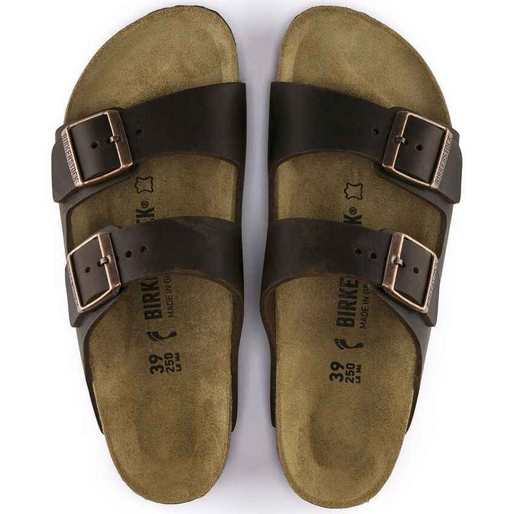 MEN'S ARIZONA HABANA OILED LEATHER SANDAL
