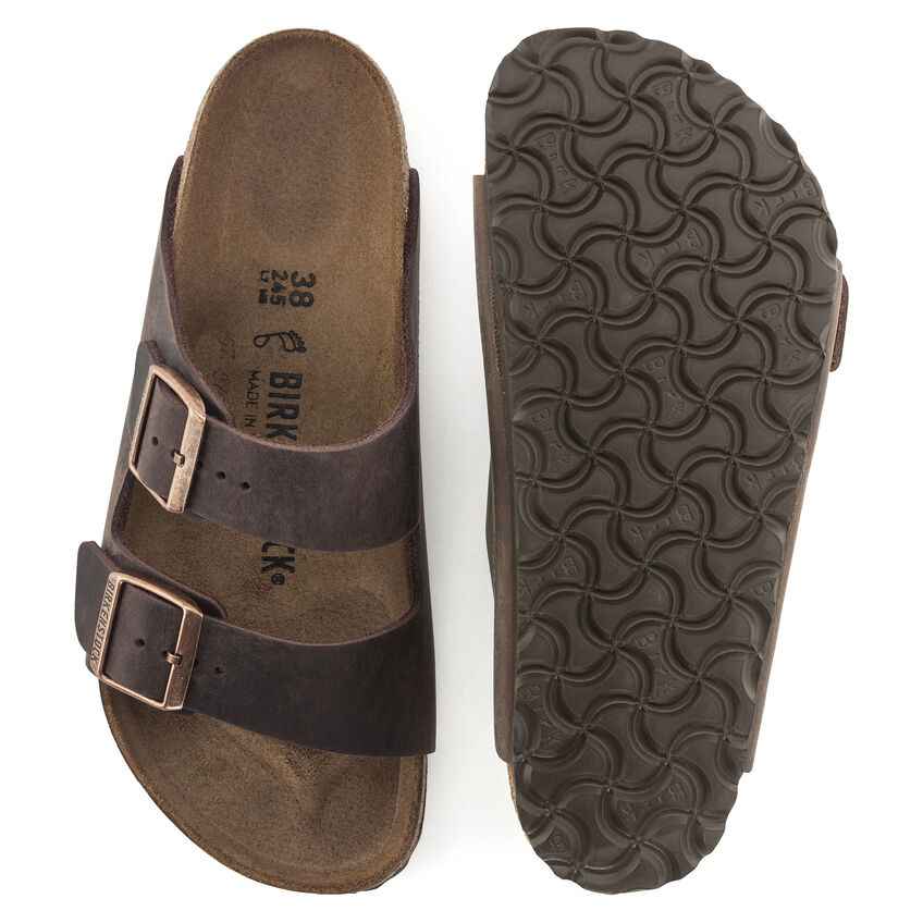 MEN'S ARIZONA HABANA OILED LEATHER SANDAL