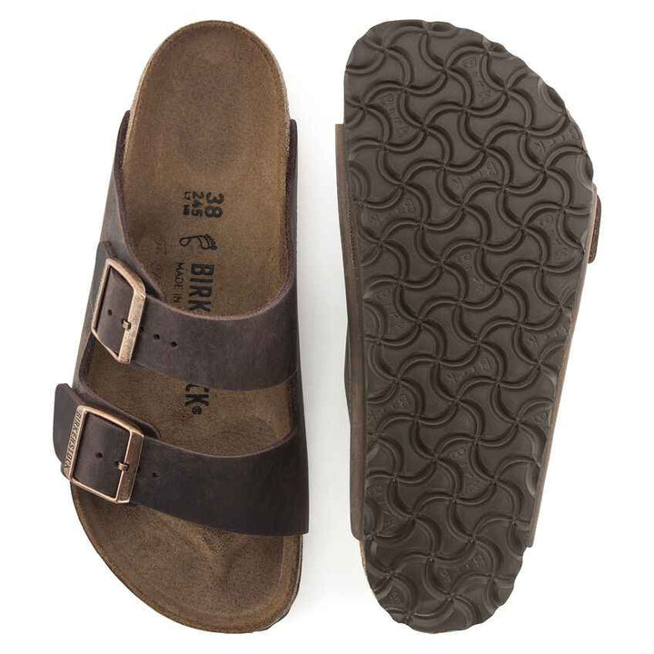 MEN'S ARIZONA HABANA OILED LEATHER SANDAL