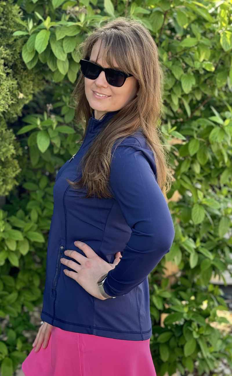 Jacqui Navy Pro Full Zip Jacket