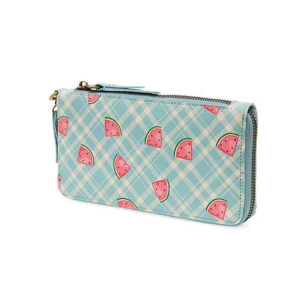 Watermelons Chloe Printed Zip Around Wallet/Wristlet