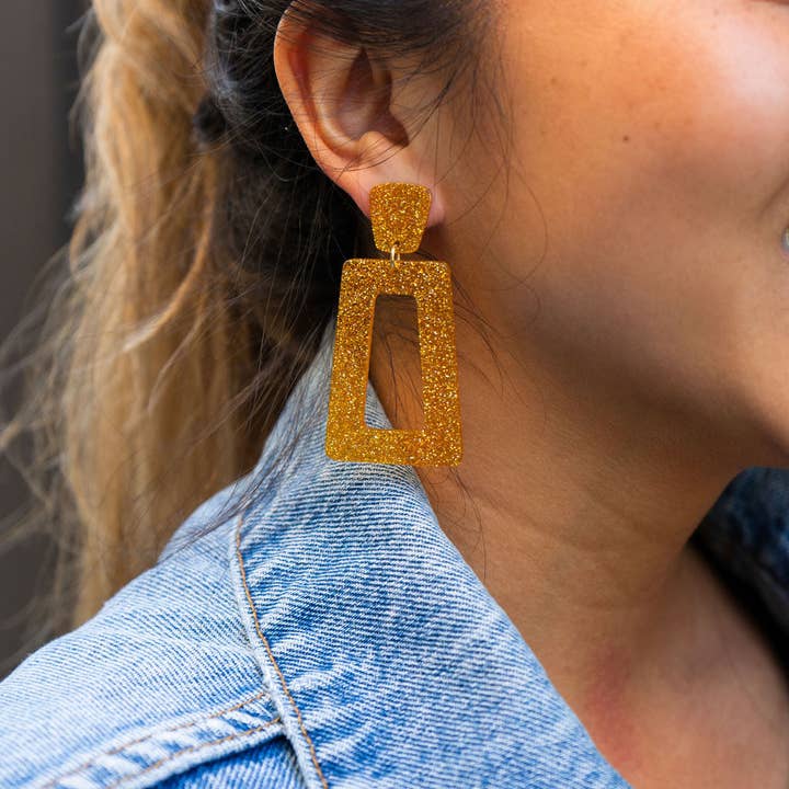 AVERY GOLDEN YELLOW EARRINGS