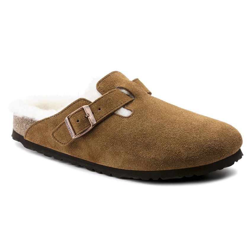 BOSTON MINK SHEARLING SUEDE CLOG – Wilkins & Olander