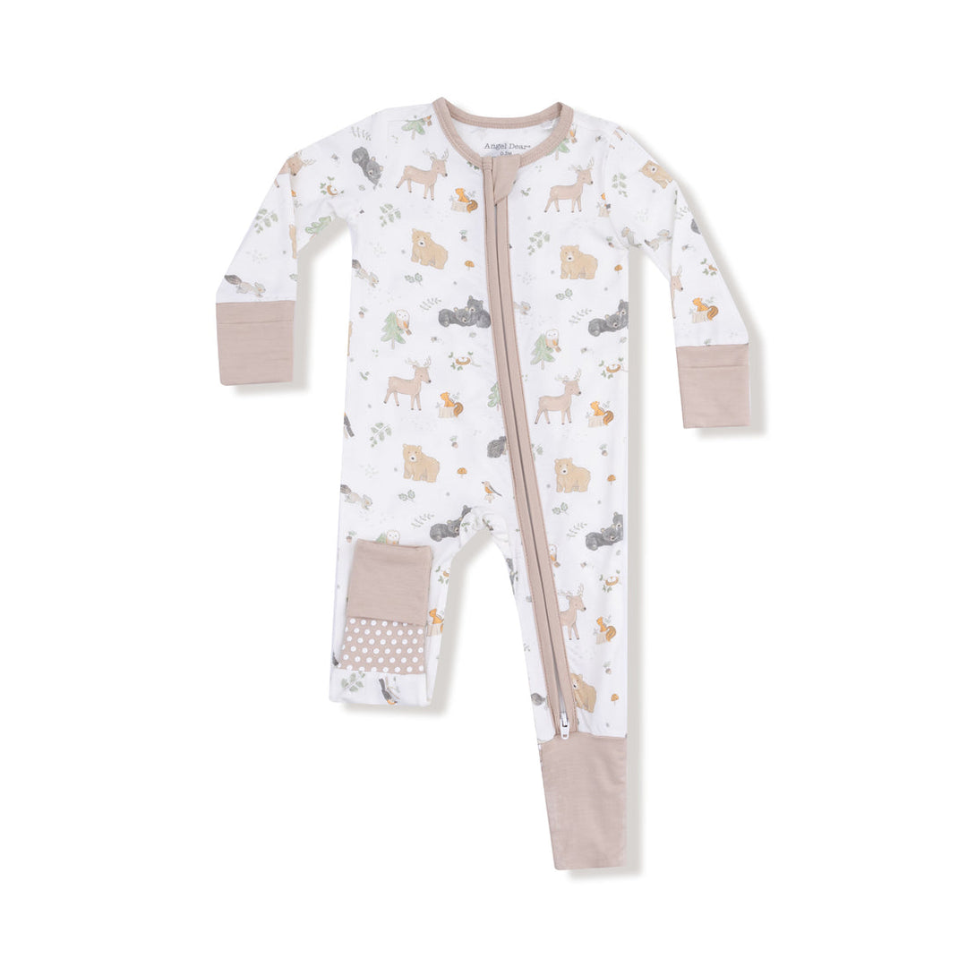 WOODLAND BABIES 2 WAY ZIPPER ROMPER