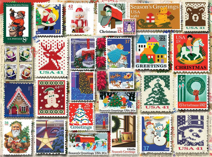 CHRISTMAS STAMPS PUZZLE