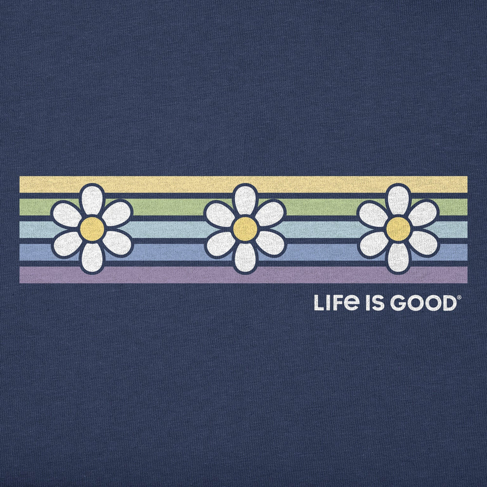 DAISY STRIPES CRUSHER LITE V-NECK TEE