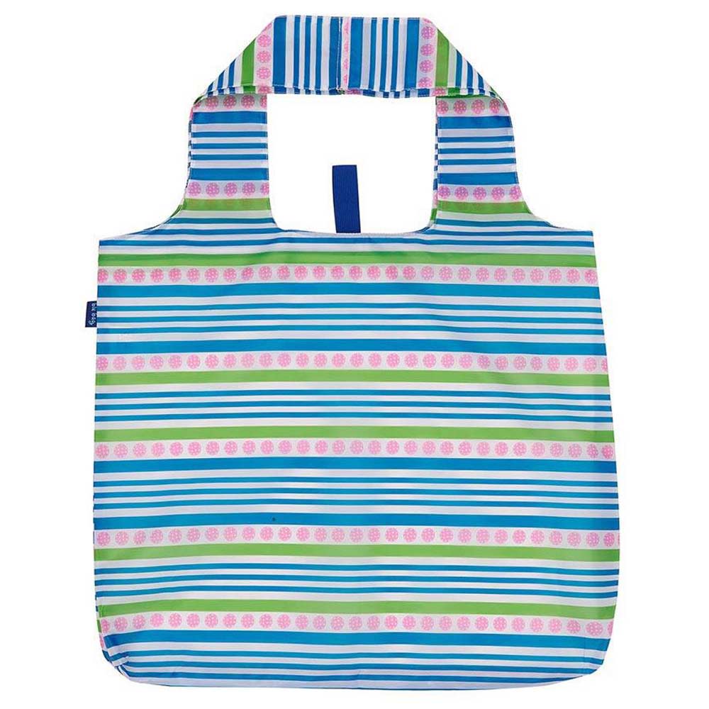 Pickleball Stripe Blu Bag Reusable Shopper Tote