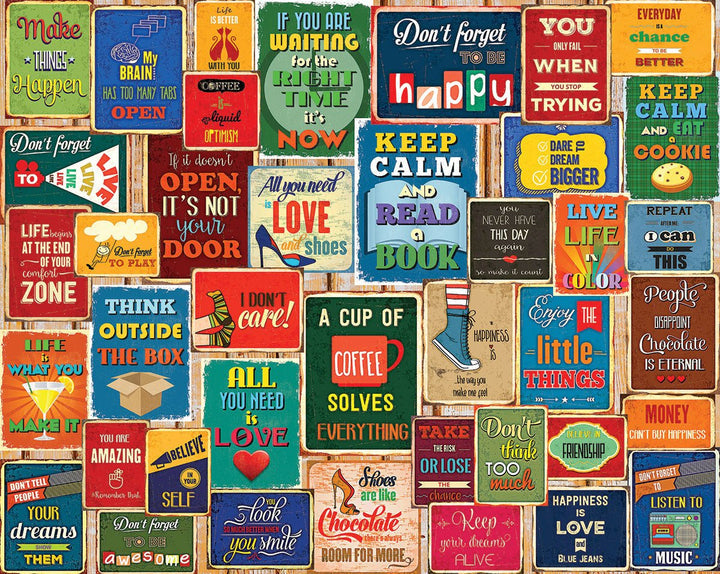 WORDS OF WISDOM 1000 PIECE PUZZLE