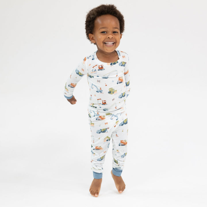 CONSTRUCTION ALPHABET LOUNGEWEAR SET