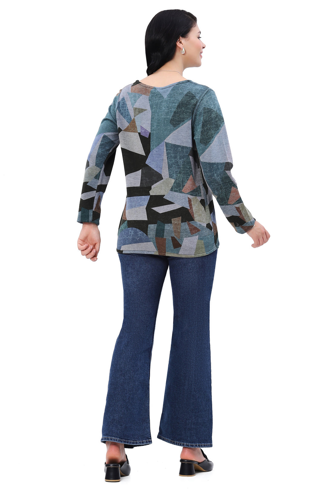 JODIE REVERSIBLE  V-NECK TOP