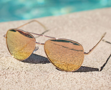 ULTRAVIOLET GOLD SUNGLASSES